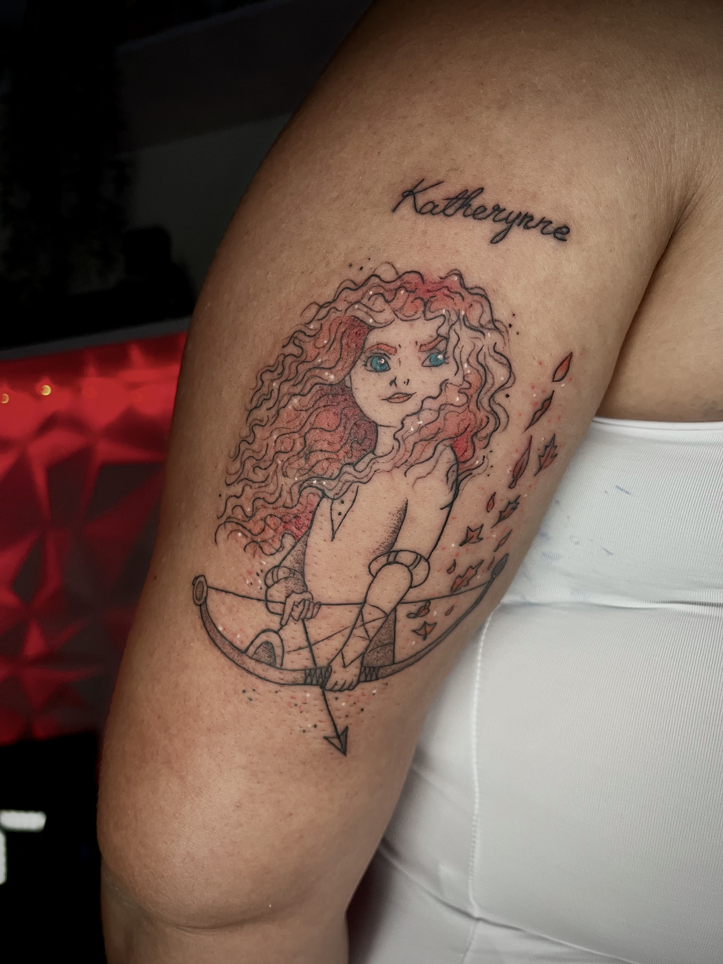Tatuaje Mérida ilustrativo